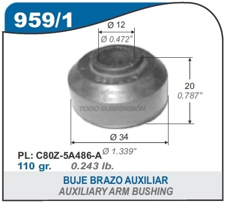 FD BUJE AMORTIG.DEL.FALCON/FAIRLAINE